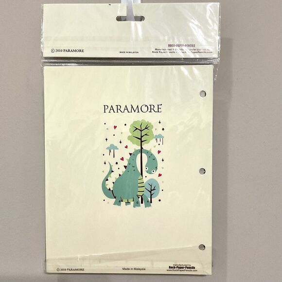 Paramore School Pack Set 2010 New Vintage Retro Notebook Folder Pen Pencil - Picture 4 of 4